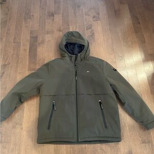 Tommy Hilfiger Men's Olive Green Winter Jacket